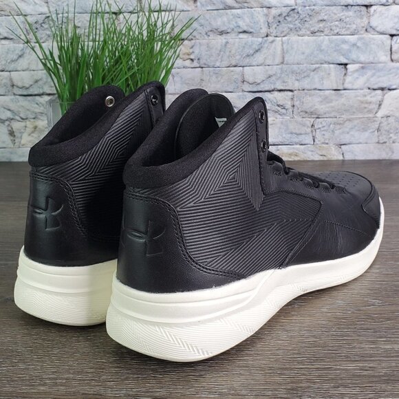 New Under armour UA Charged Mid Leather Shoes - Picture 4 of 8